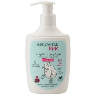 Hydra Care body and hair wash, 300 ml, Gerovital Kids