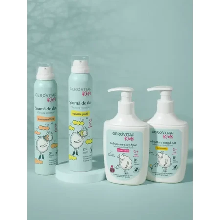 Hydra Care body and hair wash, 300 ml, Gerovital Kids