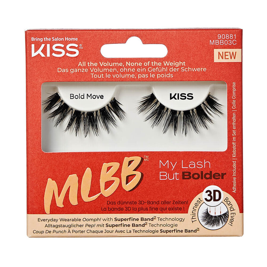 Acquista Ciglia finte My Lash But Bolder, Bold Move, 1 paio, Kiss Ciglia finte My Lash But Bolder, Bold Move, 1 paio, Kiss