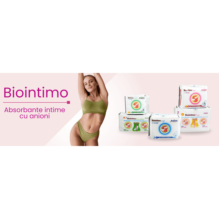 Absorbante de noapte Biointimo Night, 8 bucăți, Denticare-Gate Kft