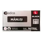 Black nitrile ungloved gloves, L, 100 pieces, Medica