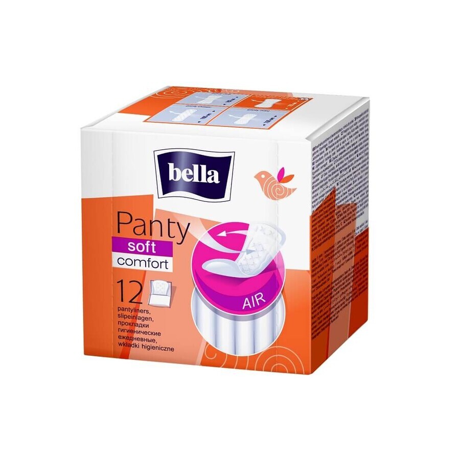 Buy Panty Soft daily sanitary pads, 12 pieces, Bella Panty Soft daily sanitary pads, 12 pieces, Bella