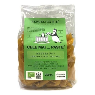 Pasta ecológica sin gluten a base de maíz, avena y calabaza Receta nº 7, 250 g, Organic Republic