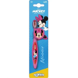 Soft toothbrush with suction cup for children Minnie Mouse, +3 years, Mr White