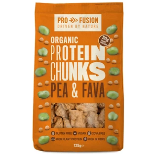 Biologisch glutenvrij getextureerd erwten- en tuinboneneiwit, 125 g, Profusion