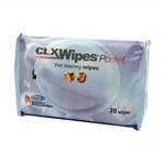 CLX Toallitas húmedas con clorhexidina, 20 unidades, ICF