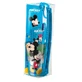 Set de viaje Mickey Mouse cepillo de viaje + vaso + pasta con sabor a menta para niños, +3 años, Mr White
