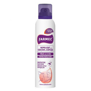Mosquito and tick repellent spray, 150 ml, Farmec