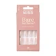 Faux ongles Nus mais mieux, Nudies Short Squoval, Kiss