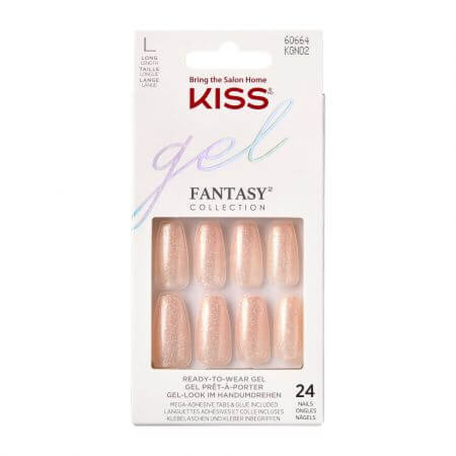 Acquista Unghie finte Gel Fantasy Glitter, Rock Candy Long Coffin, Kiss Unghie finte Gel Fantasy Glitter, Rock Candy Long Coffin, Kiss