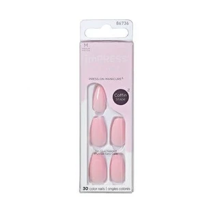 Uñas postizas Impress, Pink Dream Medium Coffin, Kiss