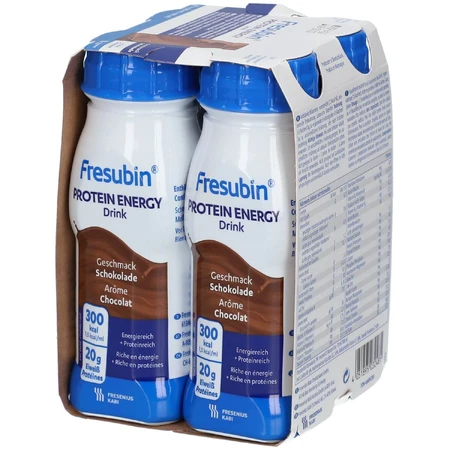 Fresubin Protein Energy met chocoladesmaak, 4 x 200 ml, Fresenius Kabi