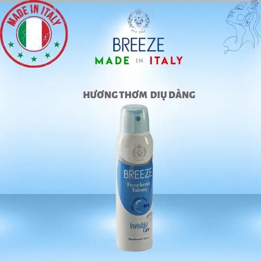 Deodorant spray Frsh Talc, 150 ml, Breeze