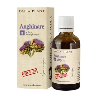 Extrait naturel d'artichaut sans alcool, 50 ml, Dacia Plant