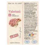 Extracto natural de valeriana sin alcohol, 50 ml, Dacia Plant
