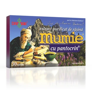Extrait de résine purifiée - Mumie avec Pantocrin, 30 comprimés, Damar General Trading