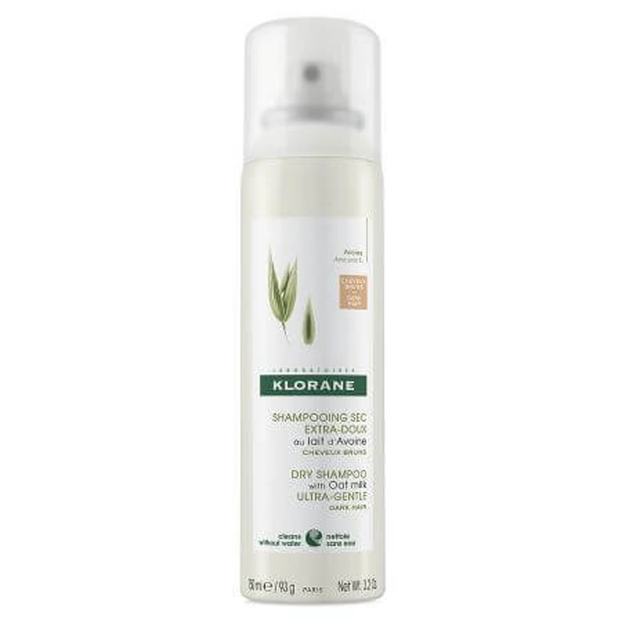 Trockenshampoo mit Hafermilch, 150 ml, Klorane