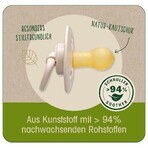 Set of 2 soothers with natural latex teat Cherry Green Boy, 6+ months, Nip