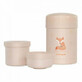 Solid food thermos with 2 containers, Candy, Miniland