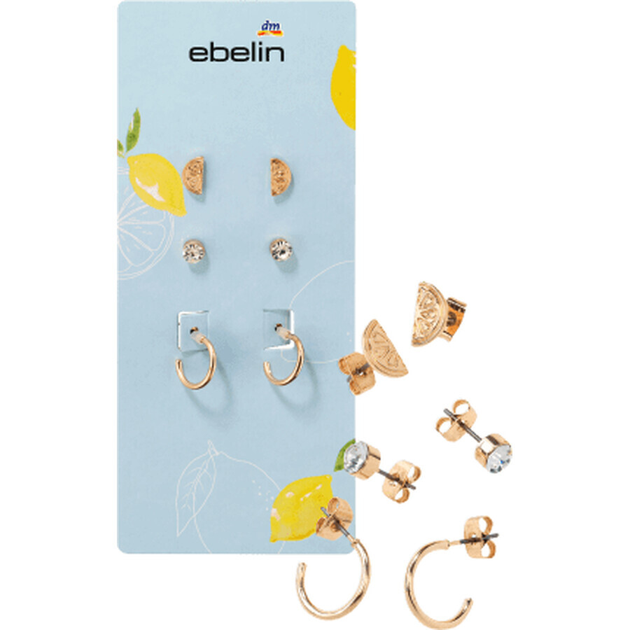 Buy Ebelin Earrings Lemon Squeezy, 6 pcs Ebelin Earrings Lemon Squeezy, 6 pcs