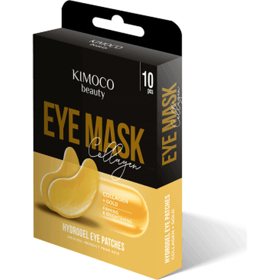 Comprar Kimoco Parches oculares iluminadores con colágeno y partículas de oro, 10 uds. Kimoco Parches oculares iluminadores con colágeno y partículas de oro, 10 uds.