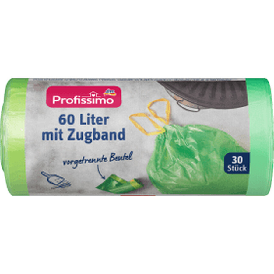 Buy Profissimo Garbage bags cord 60L, 30 pcs Profissimo Garbage bags cord 60L, 30 pcs