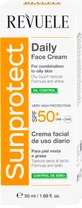 Revuele Face cream for combination/oily skin with SPF50+, 50 ml