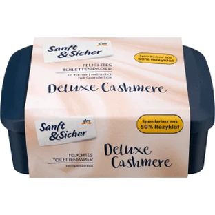 Sanft&amp;Sicher Moist toilet paper in box, 50 pcs.