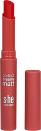 She colour&amp;amp;style Perfect creamy ruj creion mat 336/004, 2 g