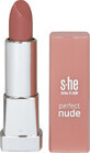 She colour&amp;amp;style Ruj perfect nude 332/320, 5 g