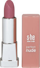 She colour&amp;amp;style Ruj perfect nude 332/325, 5 g