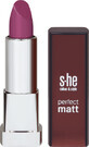 She colour&amp;amp;style She colour&amp;amp;style Ruj perfect matt 333/425, 5 g
