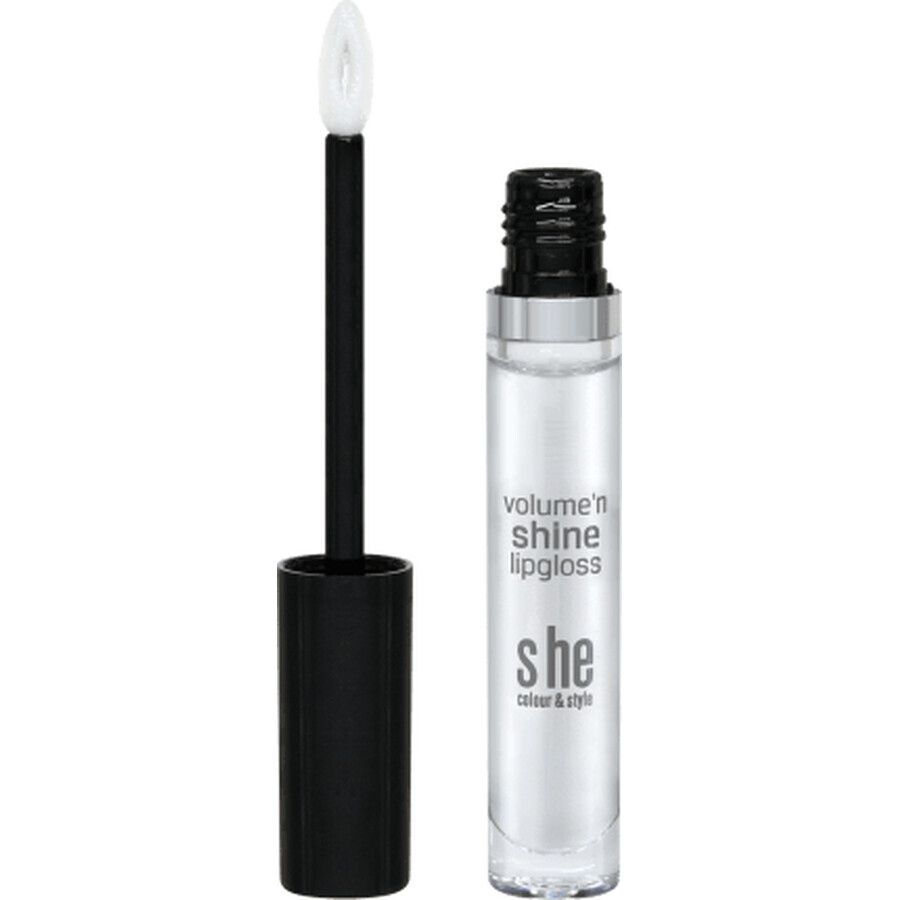 Cumpără She colour&style Volume'n shine luciu de buze 340/001, 5,2 g She colour&style Volume'n shine luciu de buze 340/001, 5,2 g