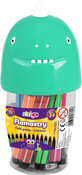 Strigo Washable dinosaur carioci, 12 pcs