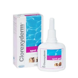 Clorexyderm  Spot Gel, 100 ml, ICF Gel antibacteriano para perros y gatos
