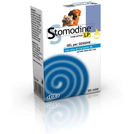 Orale antiseptische gel voor honden en katten Stomodine LP, 50 ml, ICF