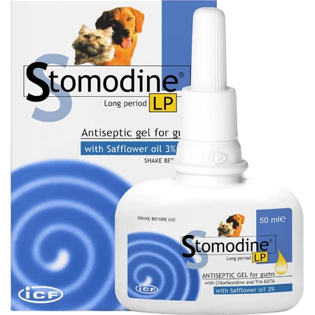 Orale antiseptische gel voor honden en katten Stomodine LP, 50 ml, ICF