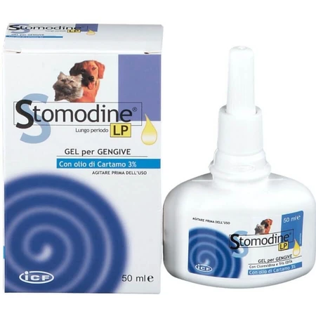Orale antiseptische gel voor honden en katten Stomodine LP, 50 ml, ICF