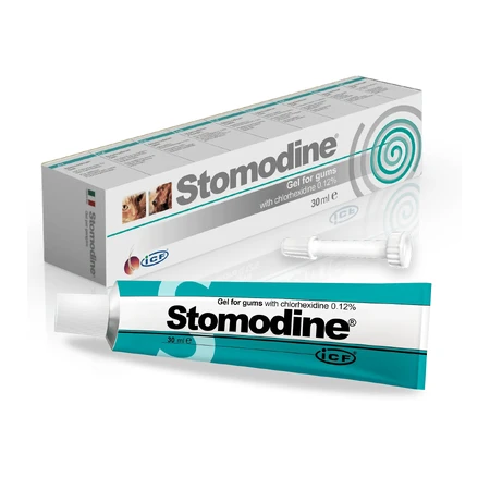 Stomodine antiseptic oral gel for dogs and cats, 30 ml, ICF