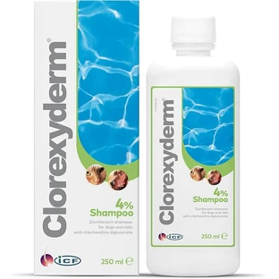 Clorexyderm 4%,  250 ml, Dermatological shampoo for dogs and cats