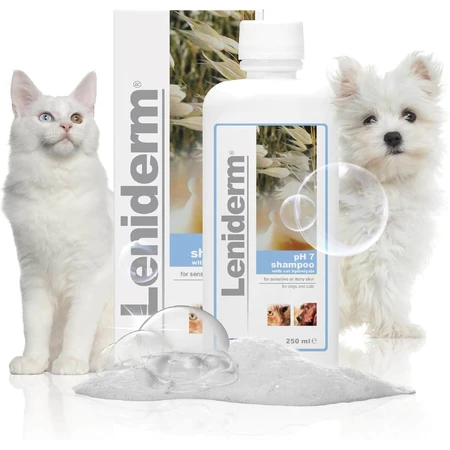 Shampoo für Hunde und Katzen Leniderm, 250 ml, ICF