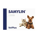 Samylin Small Breed nutraceutical supplement for maintaining liver health in dogs and cats <10 kg, 30 tablets, VetPlus