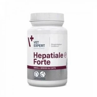 Ergänzungsmittel zur Stärkung der Leberfunktion bei kleinen Hunden und Katzen Hepatiale Forte Small Breed &amp; Cats 170 mg Twist-Off, 40 Kapseln, VetExpert