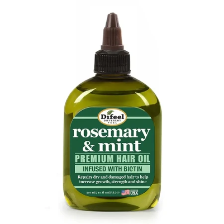 Premium Haarstärkungsöl mit Minze und Rosmarin x 75 ml, Difeel