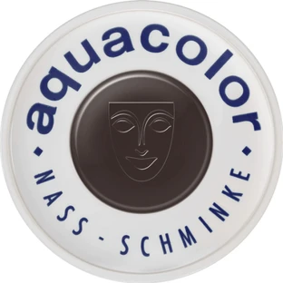Kryolan Aquacolor Wet Make-up 102 Deep Black Cream Blush for face and body 30ml