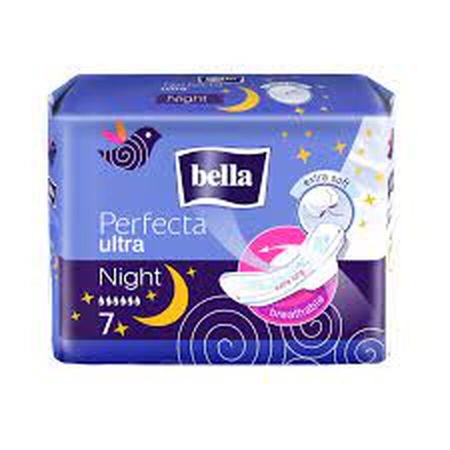 Ultra Night Extra Soft Absorbent Pads, 2 x 7 pieces, Bella