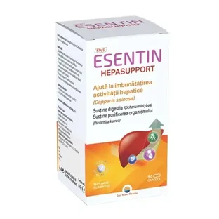 Esentin Hepasuport X 90 capsules, Sun Wave Pharma