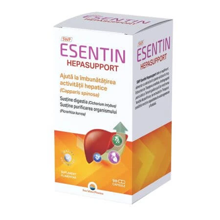 Esentin Hepasuport X 90 capsules, Sun Wave Pharma