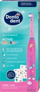 Dontodent Tandenborstel met batterijen Active Young roze, 1 st