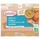 Babybio Eco Piure Risotto con Salmón, 2x200 g, BabyBio